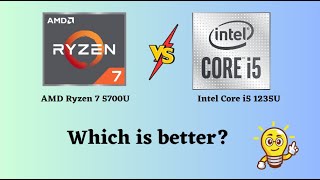 The ULTIMATE Comparison AMD Ryzen 7 5700U vs Intel Core i5 1235U [upl. by Valdemar926]