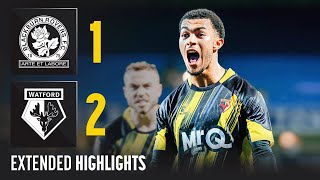 Extended Highlights 🎞️  Blackburn Rovers 12 Watford [upl. by Tengler171]