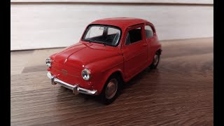 Fiat 600 1955 Welly 134 [upl. by Lamrert82]