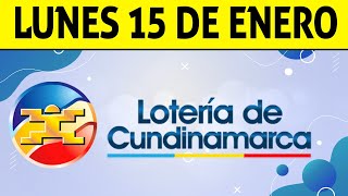 Resultados Lotería de CUNDINAMARCA Lunes 15 de Enero de 2024 ULTIMO SORTEO😱💰🚨 [upl. by Enelaj]