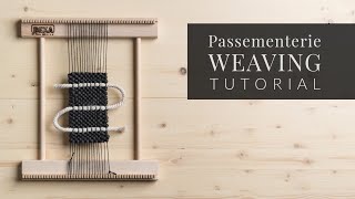 Passementerie Tutorial Weaving outside the warp [upl. by Turmel]