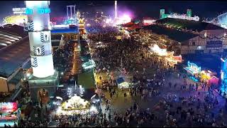 Wiesn Oktoberfest 2024  Paulaner Turm amp Bavaria in der Matthias Pschorr Strasse [upl. by Anelahs]