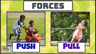 Forces Push and Pull Motions for Kids [upl. by Adnylem]