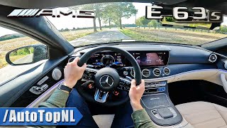 2022 MercedesAMG E63 S DRIFT MODE POV Test Drive by AutoTopNL [upl. by Notreve]