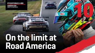 Round 10 Porsche Carrera Cup North America  Rapid pace at Road America [upl. by Tudor]