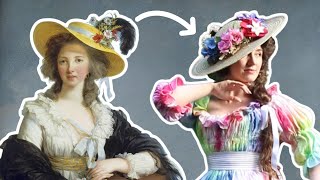 I tiedyed an 18th century dress Bonus How to sew a Chemise a la Reine [upl. by Emolas824]