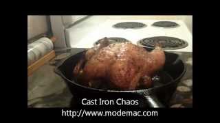 Easy Roast Chicken in a Cast Iron Skillet [upl. by Justin]