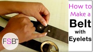 How to Sew a Fabric Belt [upl. by Breana955]