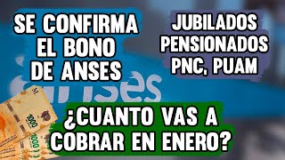 🛑ANSES ENERO 2024 ¿De CUÁNTO será el BONO para los JUBILADOS y quiénes lo COBRAN [upl. by Kamal]