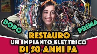 🤯 RESTAURO LIMPIANTO ELETTRICO di unauto di 50 ANNI FA FIAT 500 🤯 [upl. by Lachman]