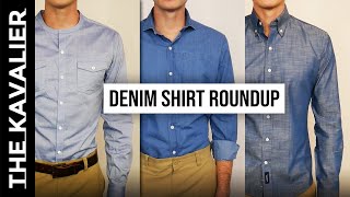 The Best Denim Shirts from 30199  Denim amp Chambray Shirts 101 [upl. by Jean-Claude]