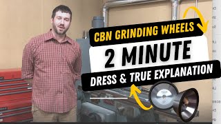 CBN Grinding Wheels Truing and Dressing Explained in 2 Minutes [upl. by Uela]