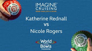 World Indoor Bowls Championship 2024 Katherine Rednall vs Nicole Rogers  Day 13 Match 3 [upl. by Llerraf]