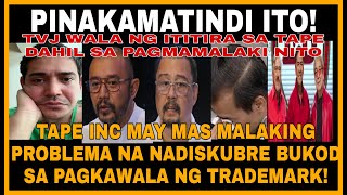 TVJ WALA ITITIRA SA TAPEJALOSJOS MY MAS MABIGAT NA PROBLEMANG HAHARAPIN BUKOD SA USAPING TRADEMARK [upl. by Norramic]