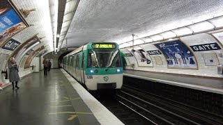 Paris MF77 Métro 13  Gaîté Joséphine Baker [upl. by Anyk]