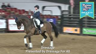 Watch the elegant Dressage riders at Midwest Horse Fair [upl. by Buckley]