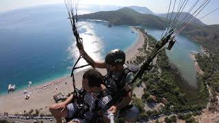 Fethiye Ölüdeniz Yamaç Paraşütü 4K Paragliding in Turkey [upl. by Joelie]