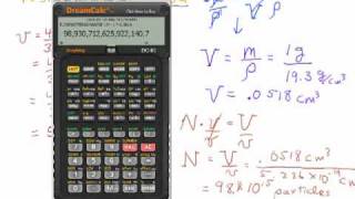 Nanoparticle Surface Area Calculation Part 2 of 2 [upl. by Balsam]