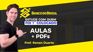 Concurso Banco do Brasil 2023 Aula 01 [upl. by Eiuqnimod]