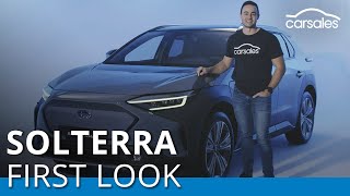 Subaru Solterra 2022 Walkround  First Look [upl. by Einahpetse]