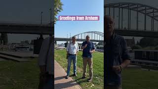 FILMING NOW IN ARNHEM WW2 Walking The Ground With Al Murray  James Holland history worldwar2 [upl. by Straub]