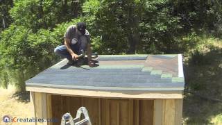 How To Build A Lean To Shed  Part 7  Roofing Install [upl. by Llereg729]