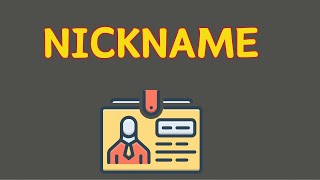 What Does NICKNAME Means  Meanings And Definitions With Example in ENGLISH [upl. by Asreht]