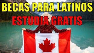 🔴BECAS PARA LATINOS ESTUDIA GRATIS EN CANADA shorts [upl. by Nabala]