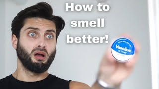 HOW to smell BETTER  Hack to make any fragrance last much longer  Mens life hack [upl. by Pitarys]