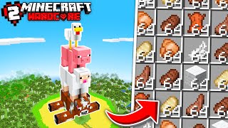 I Built the Ultimate Automatic Animal Farm in Minecraft Hardcore [upl. by Yebloc]