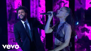 The Weeknd amp Ariana Grande  Save Your Tears Remix Live at The iHeartRadio Music Awards 2021 [upl. by Einnos]