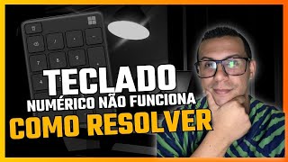 TECLADO NUMÉRICO NÃO FUNCIONA no PC  COMO RESOLVER [upl. by Grethel454]