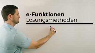 Exponentialgleichung lösen eFunktion Logarithmieren  Mathe by Daniel Jung [upl. by Wilterdink]