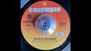 Deniece Williams Baby Baby My Loves All For You [upl. by Collins]