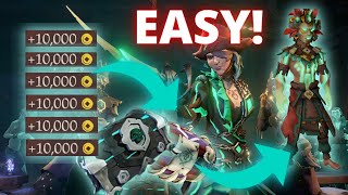 EASY HOW TO LEVEL UP ATHENAS FORTUNE FACTION FASTEST METHOD Sea of Thieves guide [upl. by Aipmylo]