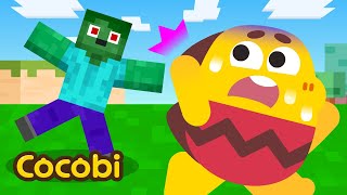 Adventures in Game Land  Minecraft Song  Cartoon for Kids  Cocobi [upl. by Llennehc]