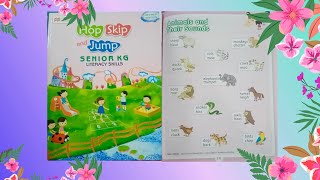 Hop Skip And Jump Senior Kg Literacy Skills Book Page no 131 and 132 Animals and their sounds [upl. by Jentoft]