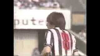 Peter Beardsley rejoins Newcastle friendly v Hartlepool 24th July 1993 [upl. by Nyleikcaj]