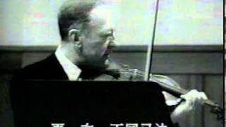 Heifetz Masterclass 1  violin [upl. by Happ]