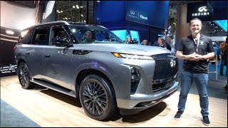 Is the 2025 Infiniti QX80 a BETTER full size luxury SUV than a Cadillac Escalade [upl. by Anerbes]