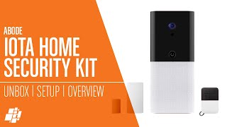 The Abode Iota Home Security Kit  Loud Pro Alarm System With Style [upl. by Nodnelg]