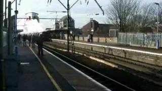 34067 Tangmere at speed through Chelmsford station The Cathedrals Express [upl. by Hubble]