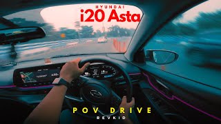 Hyundai i20 AstaO POV Drive Review 2023Feature Rich and Value for Money i20 2023 Modified Revkid [upl. by Anawd]