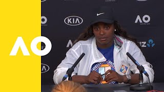 Sloane Stephens press conference 3R  Australian Open 2019 [upl. by Ativahs]