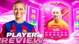 🔥98 PREMIUM FUTTIES ROLFO PLAYER REVIEW  EA FC 24 ULTIMATE TEAM [upl. by Nelyak]