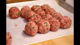 How to make classic Italian Meatballs [upl. by Gerik714]