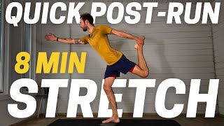 Quick amp Effective 8 minute Post Run Stretch [upl. by Weasner201]