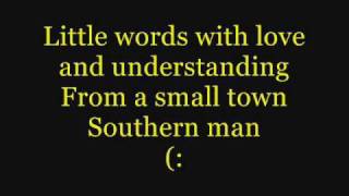 Alan Jackson Small Town Southern Man Lyrics [upl. by Toth]