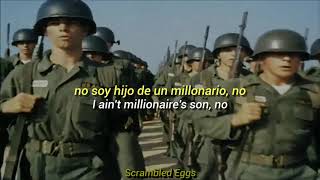 Creedence Clearwater Revival  Fortunate Son Sub Español  Lyrics [upl. by Cutlerr690]