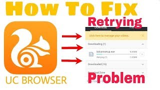 How to Resume Error downloads of ChromeUC or Any browserFIX Retrying Problem [upl. by Inait634]